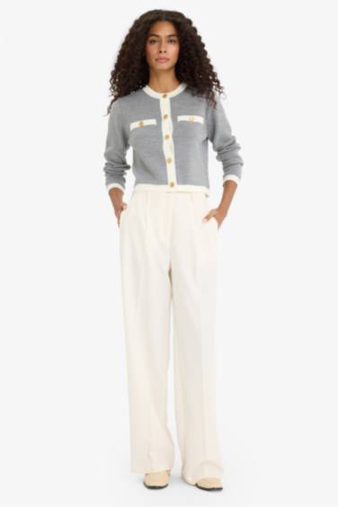 Regular Fit Crew Neck Knitwear Cardigan