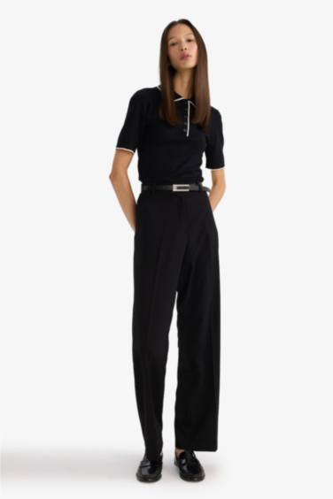 Свитер с воротником поло Fitted