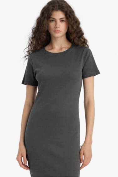 Bodycon Crew Neck Camisole Maxi Dress