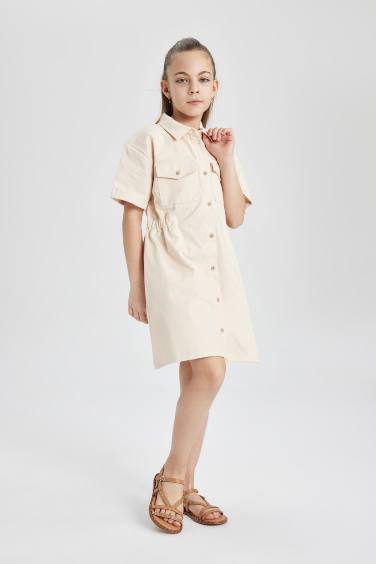 Regular Fit Gabardine Woven Dress