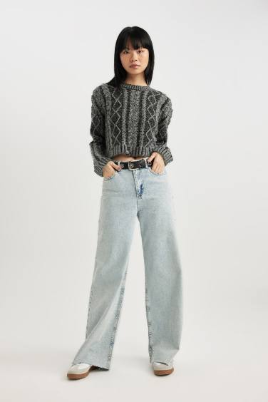 Regular Fit Crew Neck Knitwear Pullover