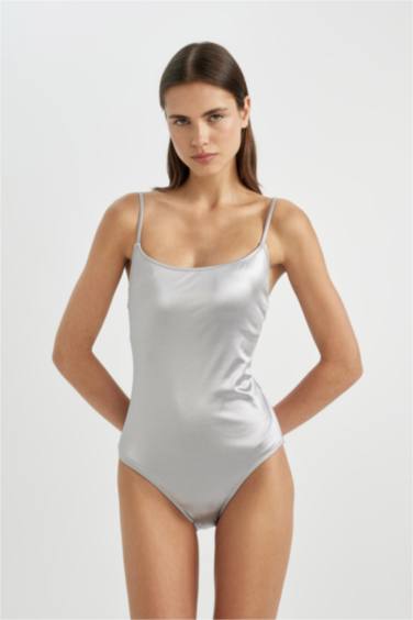 Fall in Love Regular Fit Shiny Swimsuit