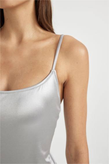 Fall in Love Regular Fit Shiny Swimsuit