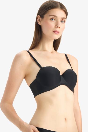 Push Up Micro Dolgulu Push Up Straplez Sütyen-Fall in Love