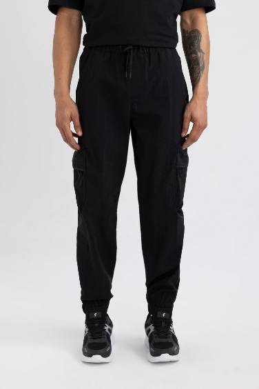DeFactoFit Oversize Fit Cargo Pocket Woven Trousers