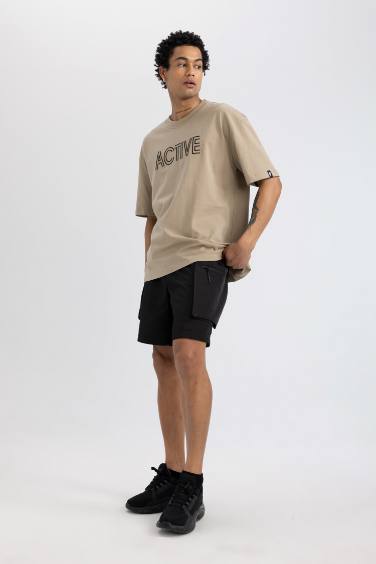 DeFactoFit Oversize Fit Woven Shorts