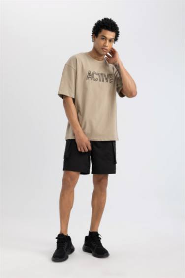 DeFactoFit Oversize Fit Woven Shorts