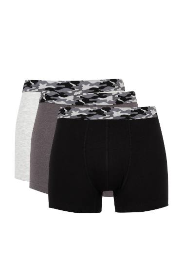 Regular Fit 3'lü Boxer