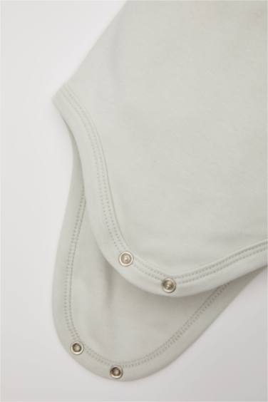 Erkek Bebek Yenidoğan Zarf Yaka 3'lü Kısa Kollu Çıtçıtlı Body