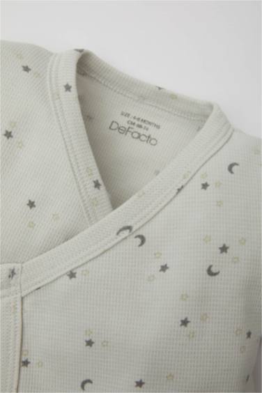 Baby Boy Star Patterned Waffle 2 Piece Set