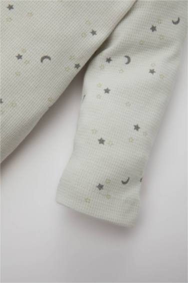 Baby Boy Star Patterned Waffle 2 Piece Set