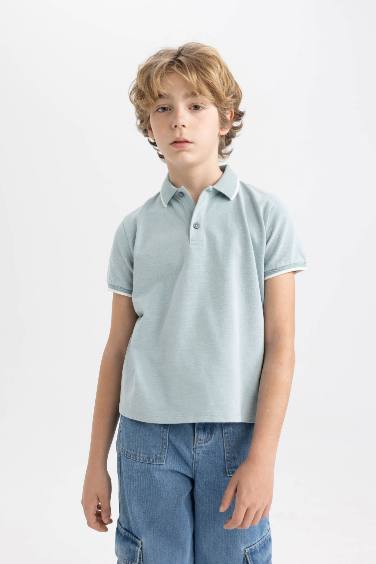 Boy Short Sleeve Polo T-Shirt