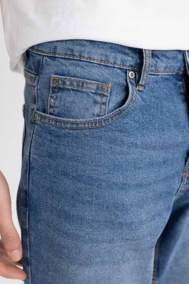 Regular Fit Jean Shorts