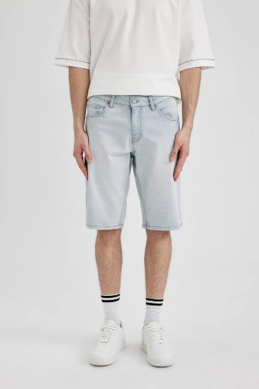 Slim Fit Jean Shorts