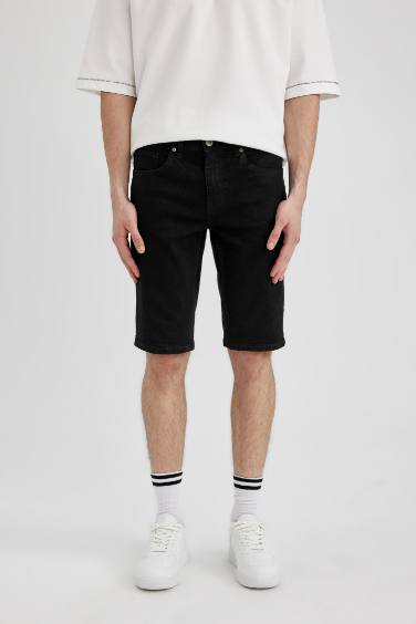 Skinny Fit Jean Shorts