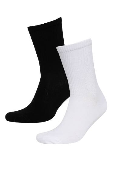 Chaussettes Longues en Bambou sans Couture pour Homme - 2 Paires