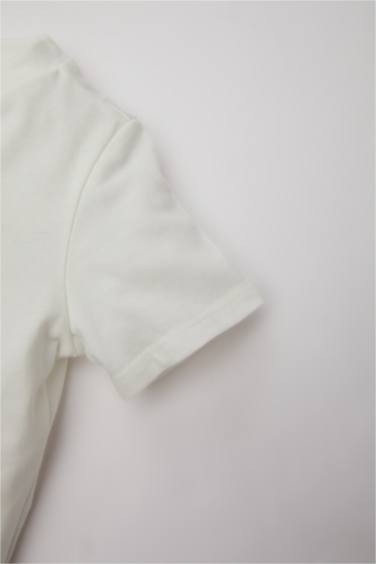 طقم بيجاما ولادي نص كم من سنوبي - قطعتين