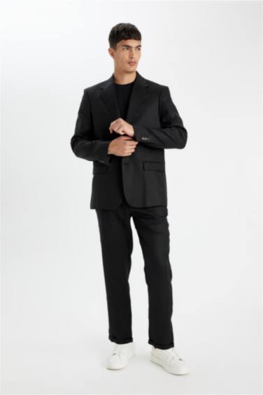 Double Leg Linen Crop Trousers