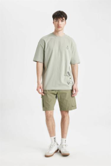 Comfort Regular Fit Crew Neck Printed T-Shirt