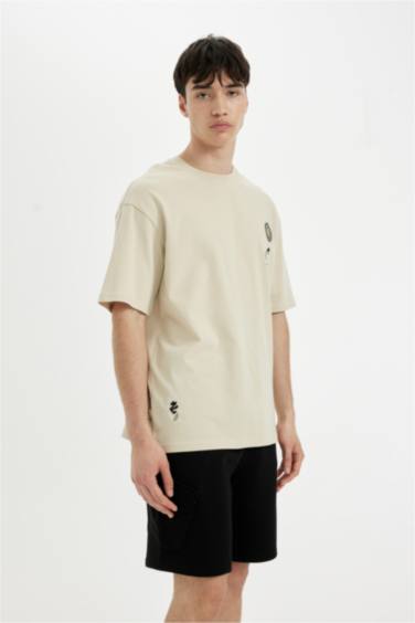 Comfort Regular Fit Crew Neck Printed T-Shirt