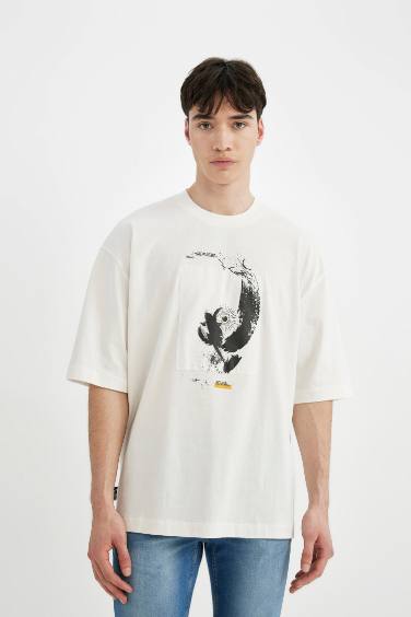 Loose Fit Crew Neck T-Shirt