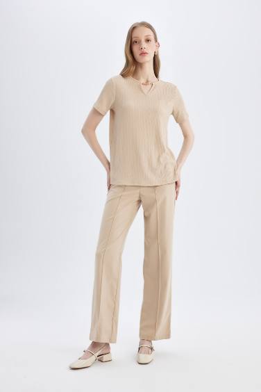 Regular Fit Crew Neck Short Sleeve T-Shirt