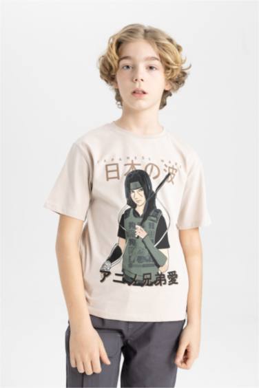 Boy Crew Neck Printed Short Sleeve T-Shirt