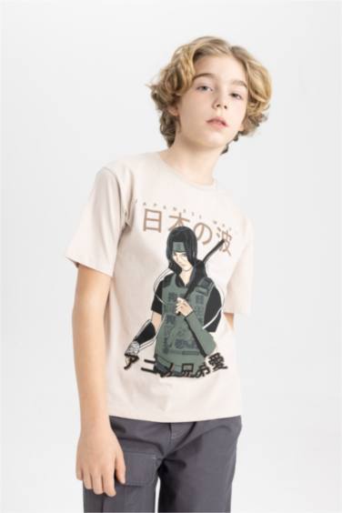 Boy Crew Neck Printed Short Sleeve T-Shirt