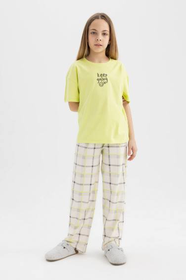 Girl Printed 2 Piece Pajama Set