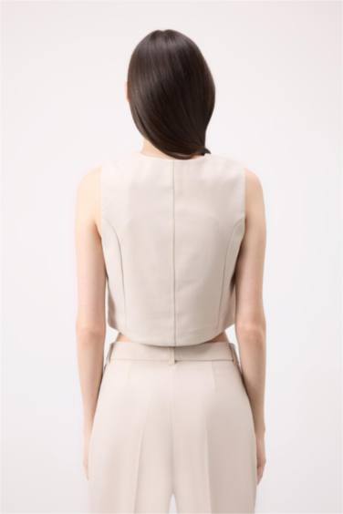 V Yaka Yelek - Görsel 5