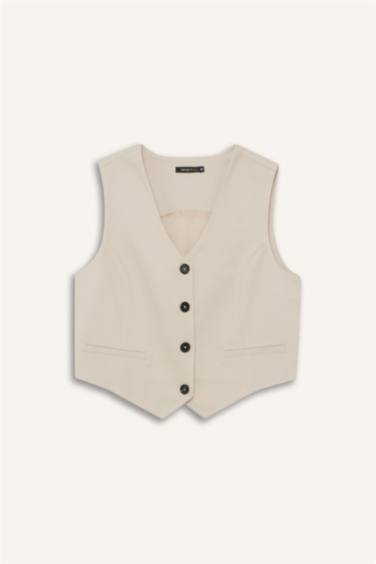 V Yaka Yelek - Görsel 6