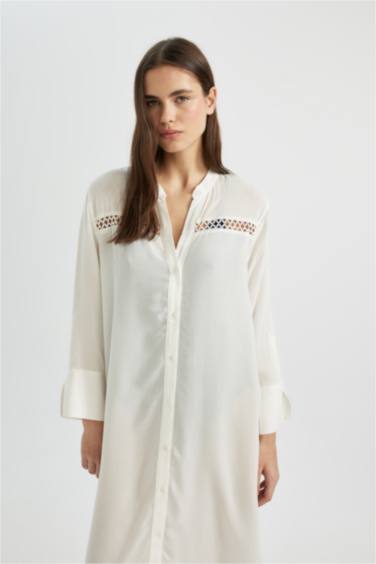 Fall in Love Regular Fit Printed Beach Dress