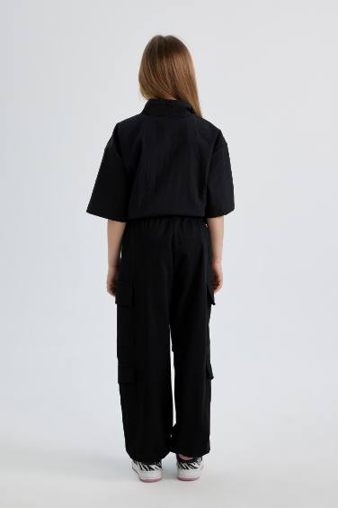 بنطلون كارجو قطن بناتي