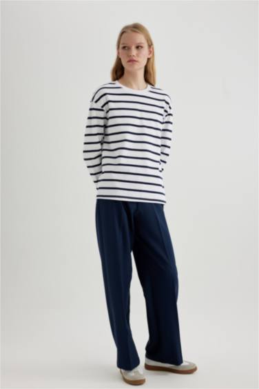 تيشيرت كم طويل قطن قصة عادية