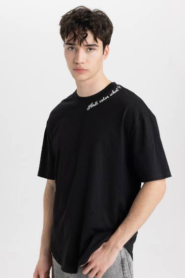 Comfort Regular Fit Crew Neck Printed T-Shirt