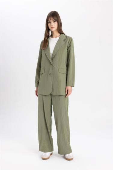 Wide Leg Cargo Parachute Pants