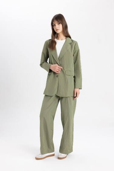 Wide Leg Cargo Parachute Pants