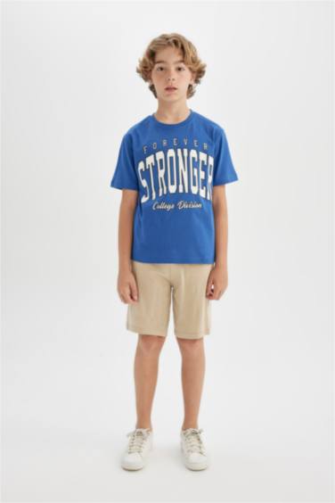 Boy Printed T-Shirt Shorts 2 Piece Set