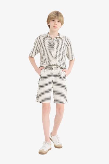 Boy Polo T-Shirt Shorts 2 Piece Set