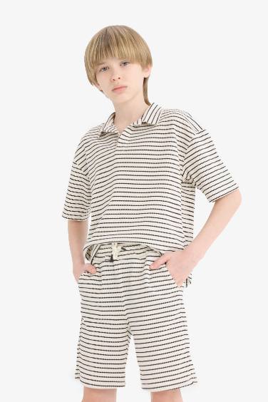 Boy Polo T-Shirt Shorts 2 Piece Set