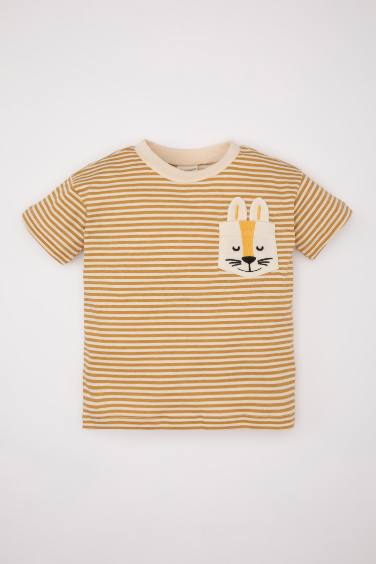 Baby Boy Striped Short Sleeve T-Shirt