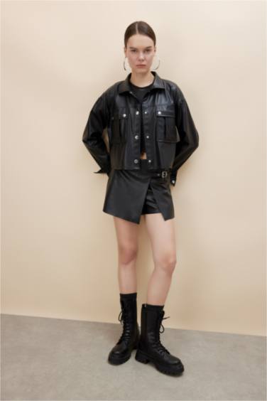 үлкен пішім Ұзын жеңді көйлек