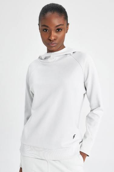 DeFactoFit Standard Fit Skuba Diving Fabric Sweatshirt