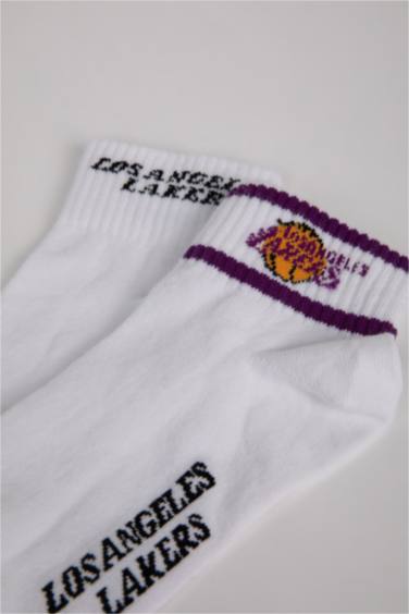 Chaussettes Coton NBA Los Angeles Lakers pour Homme - 2 Paires