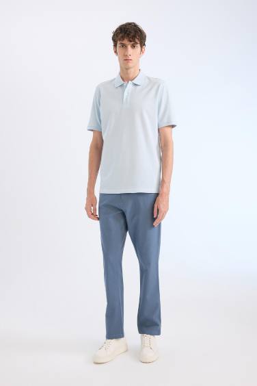 Slim Fit Dar Kesim Dar Paça Chino Kanvas Pantolon