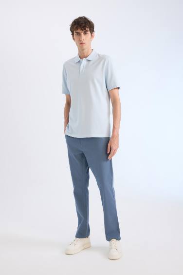 Slim Fit Dar Kesim Dar Paça Chino Kanvas Pantolon