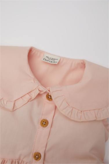 Baby Girl Sleeveless Poplin Dress