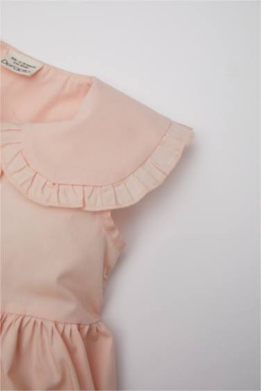 Baby Girl Sleeveless Poplin Dress