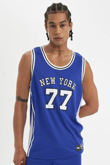 DeFactoFit Standard Fit Heavy Fabric Sleeveless T-Shirt