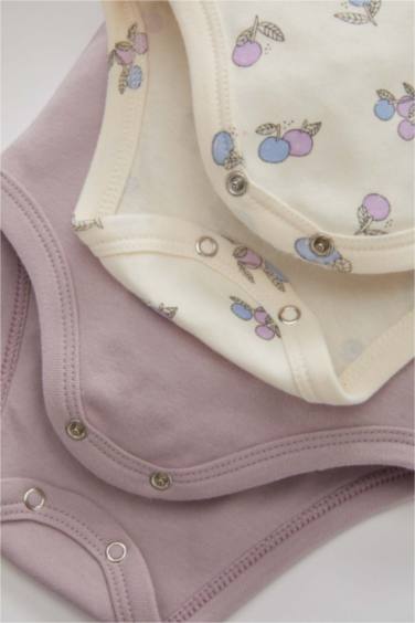 Baby Girl 2 piece Long Sleeve Long Sleeve Snap Body